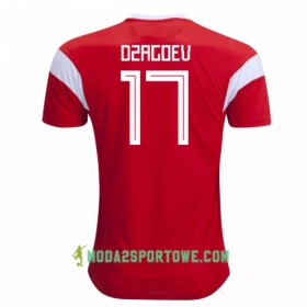 Koszulka Rosja Dzagoev 17 Mistrzostwa Świata 2018 Domowe Stroje Piłkarskie